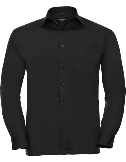 Russell Collection Russell Collection  Men´s L/S Poly-Cotton Easy Care Poplin Shirt  Z934
