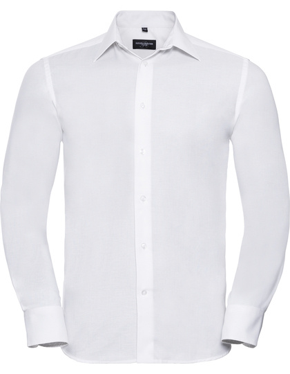 Russell Collection Russell Collection  Men´s L/S Easy Care Tailored Oxford Shirt  Z922