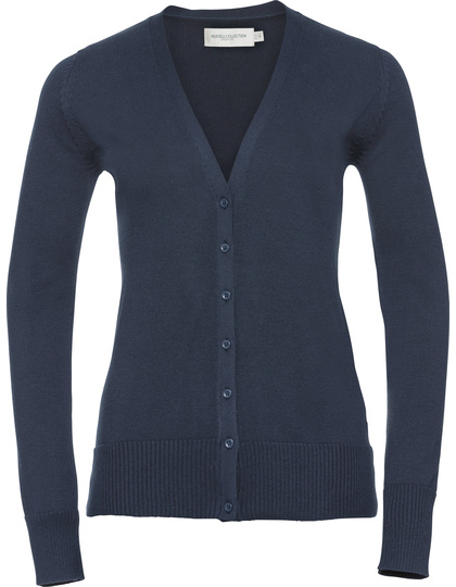 Russell Collection Russell Collection  Ladies´ V-Neck Knitted Cardigan  Z715F
