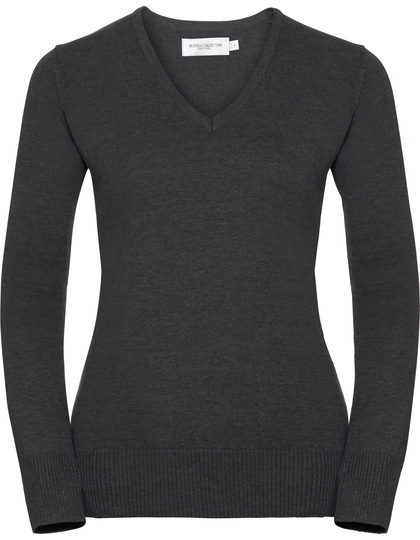 Russell Collection Russell Collection  Ladies´ V-Neck Knitted Pullover  Z710F
