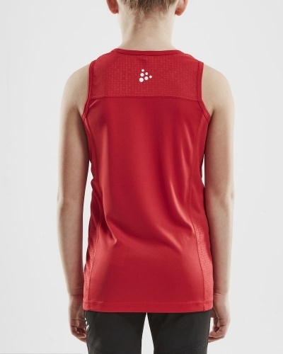 Craft kleding bedrukken Craft Rush Singlet JR 1907369