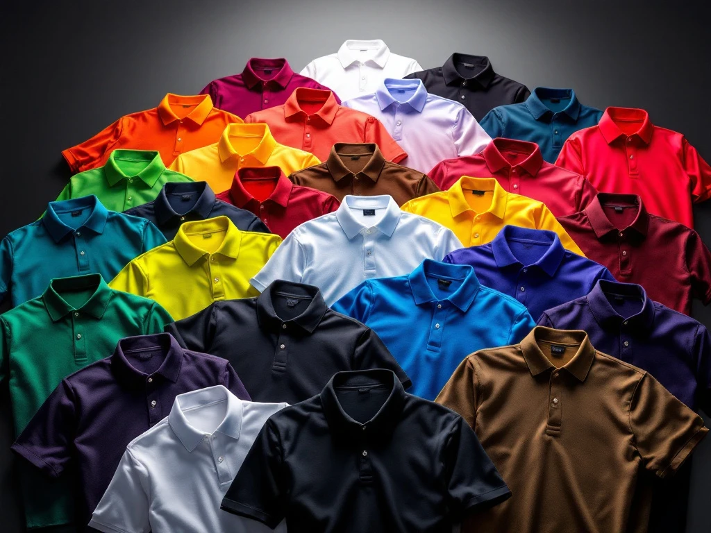 Welke kleuren polo’s kan ik laten bedrukken?