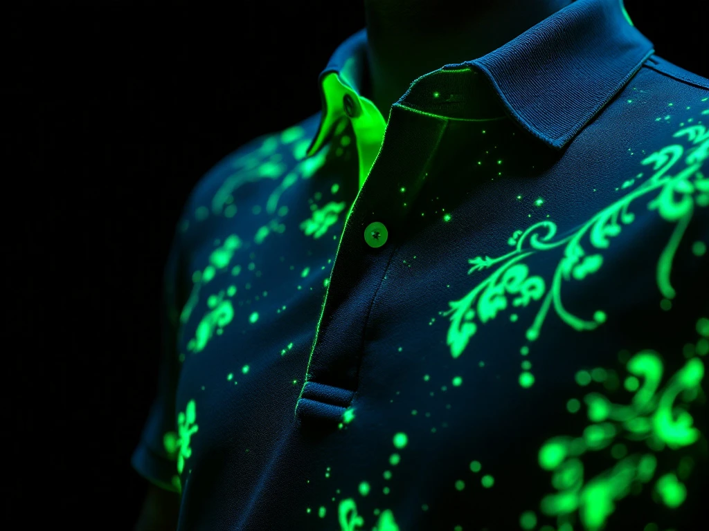 Is het mogelijk om glow-in-the-dark bedrukking op polo’s te krijgen?