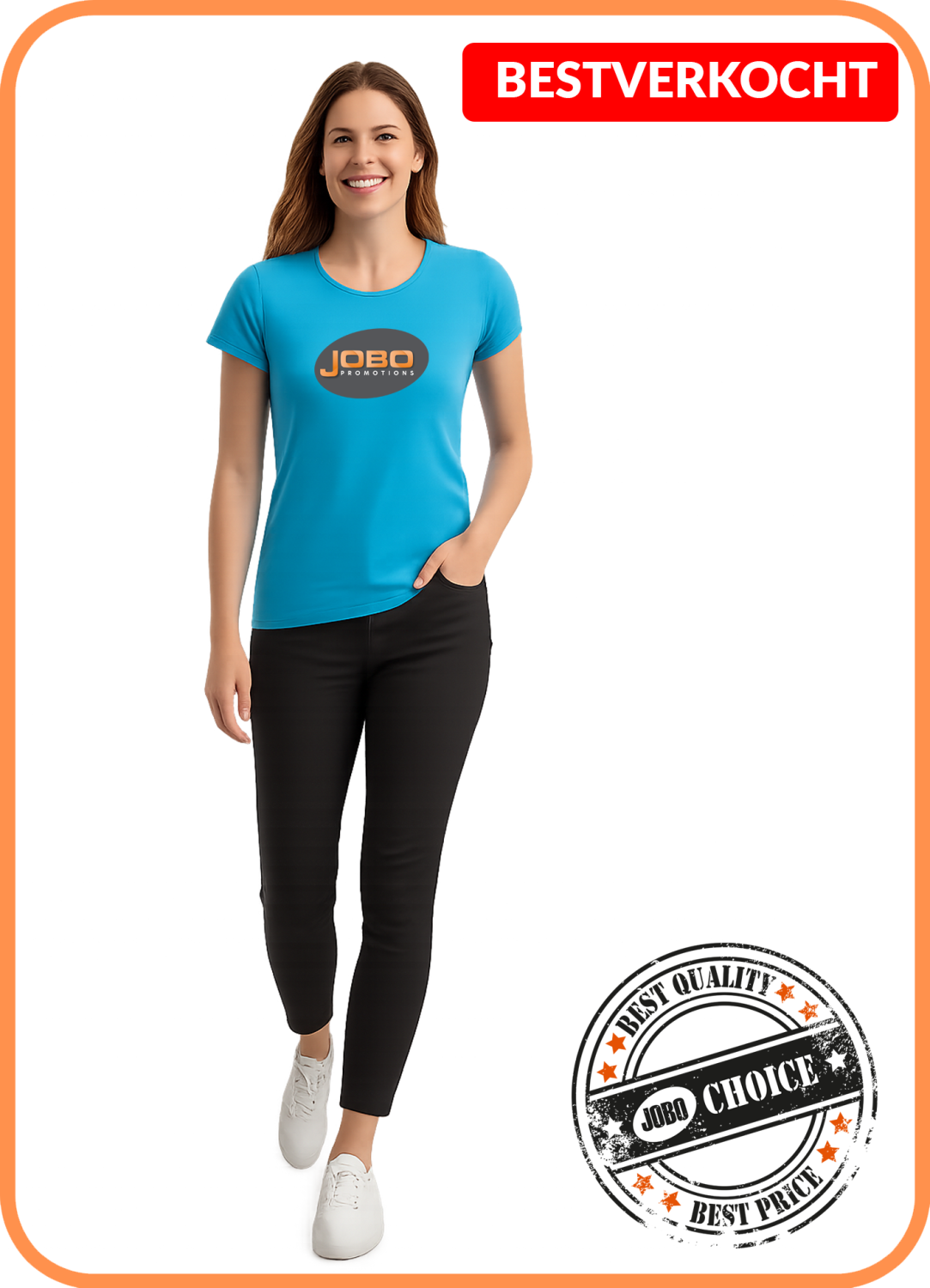 Jobo Choice Jobo's Choice T-shirt korte mouw 150 gr/m2 Women