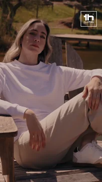 Th Clothes TH Clothes Unisex sweatshirt in french terry Colombo