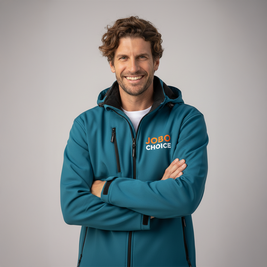 Jobo Choice Softshell Jas met verwijderbare capuchon Heren