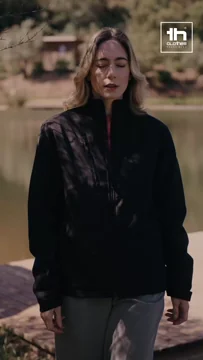 Th Clothes Unisex softshell jacket with zipper Eanes