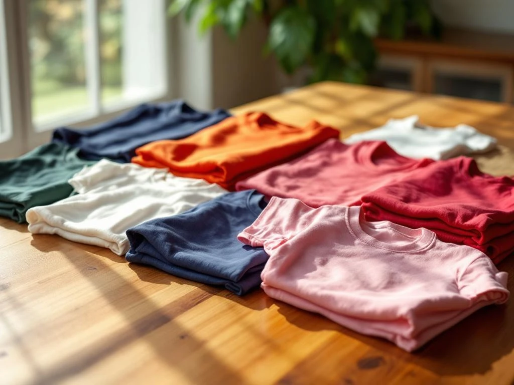 Welke kleuren t-shirts kun je bedrukken?