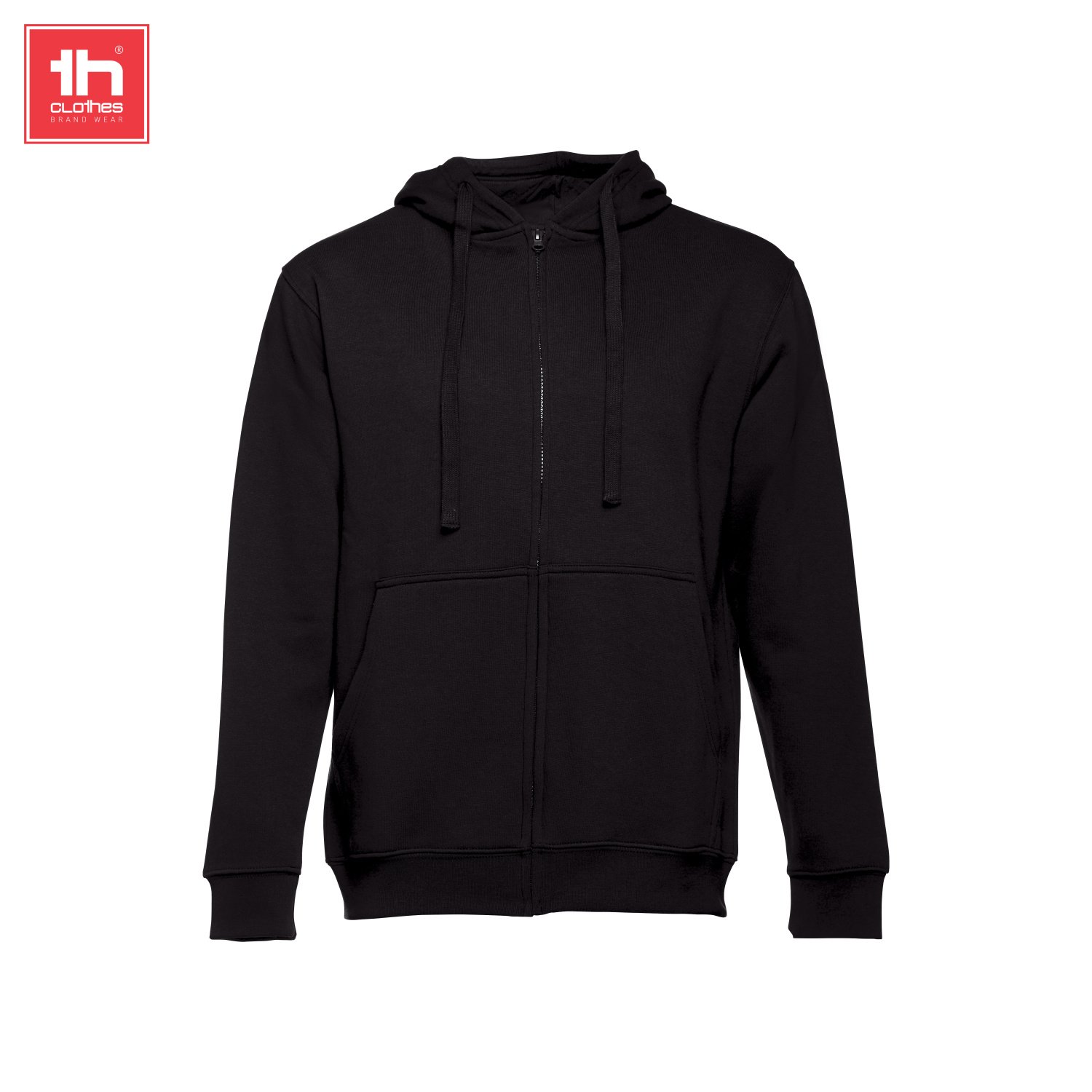 TH Clothes Mens hooded full zipped sweatshirt Amsterdam
