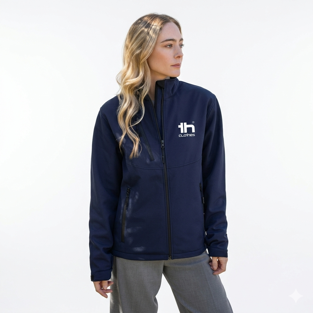 Th Clothes Unisex softshell jacket with zipper Eanes