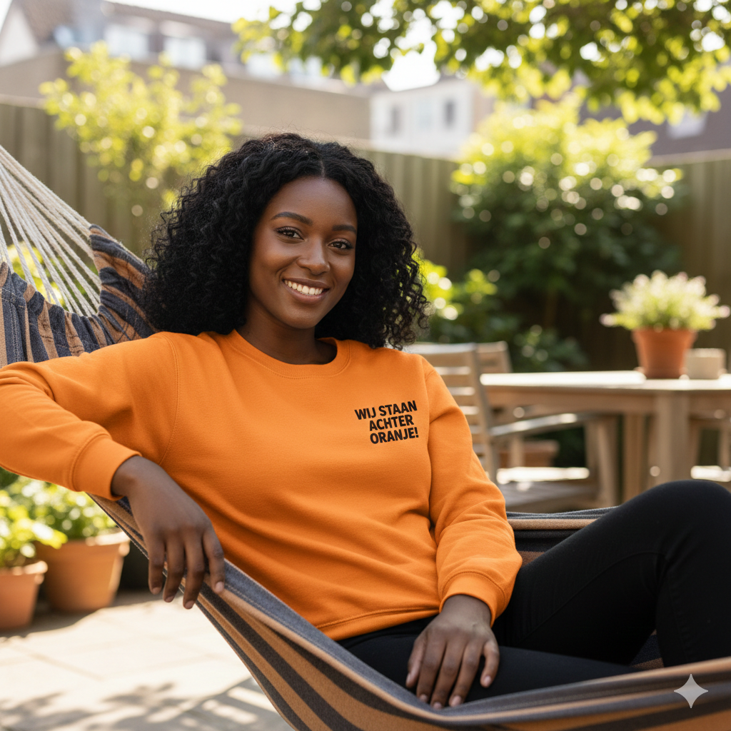 Th Clothes EK sweater oranje 300 G/m2