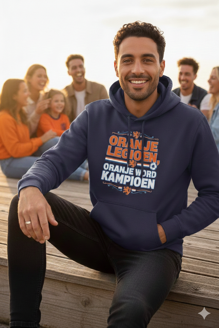 Th Clothes EK hooded sweatshirt  oranje 320 G/m2