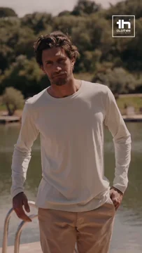 Th Clothes Longsleeve t-Shirt Heren