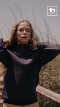 Th Clothes Unisex sweatshirt with 1/4 zip Budapest