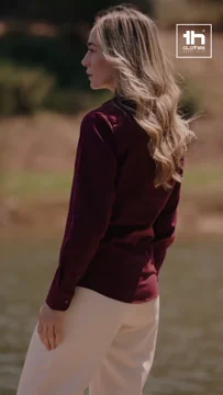 Th Clothes Womens long sleeve oxford shirt Tokyo women