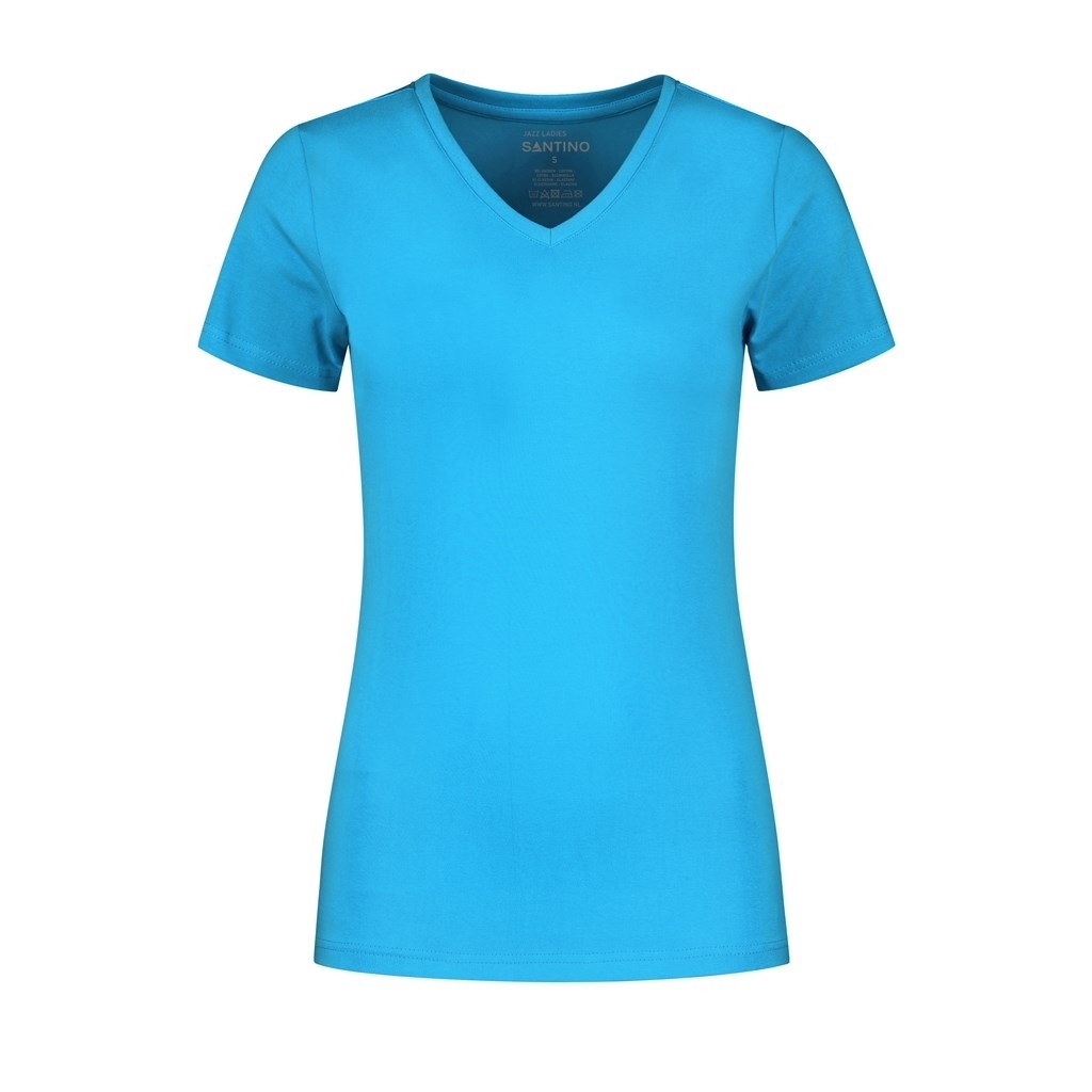 Santino kleding bedrukken Santino T-shirt Jazz Ladies V-neck