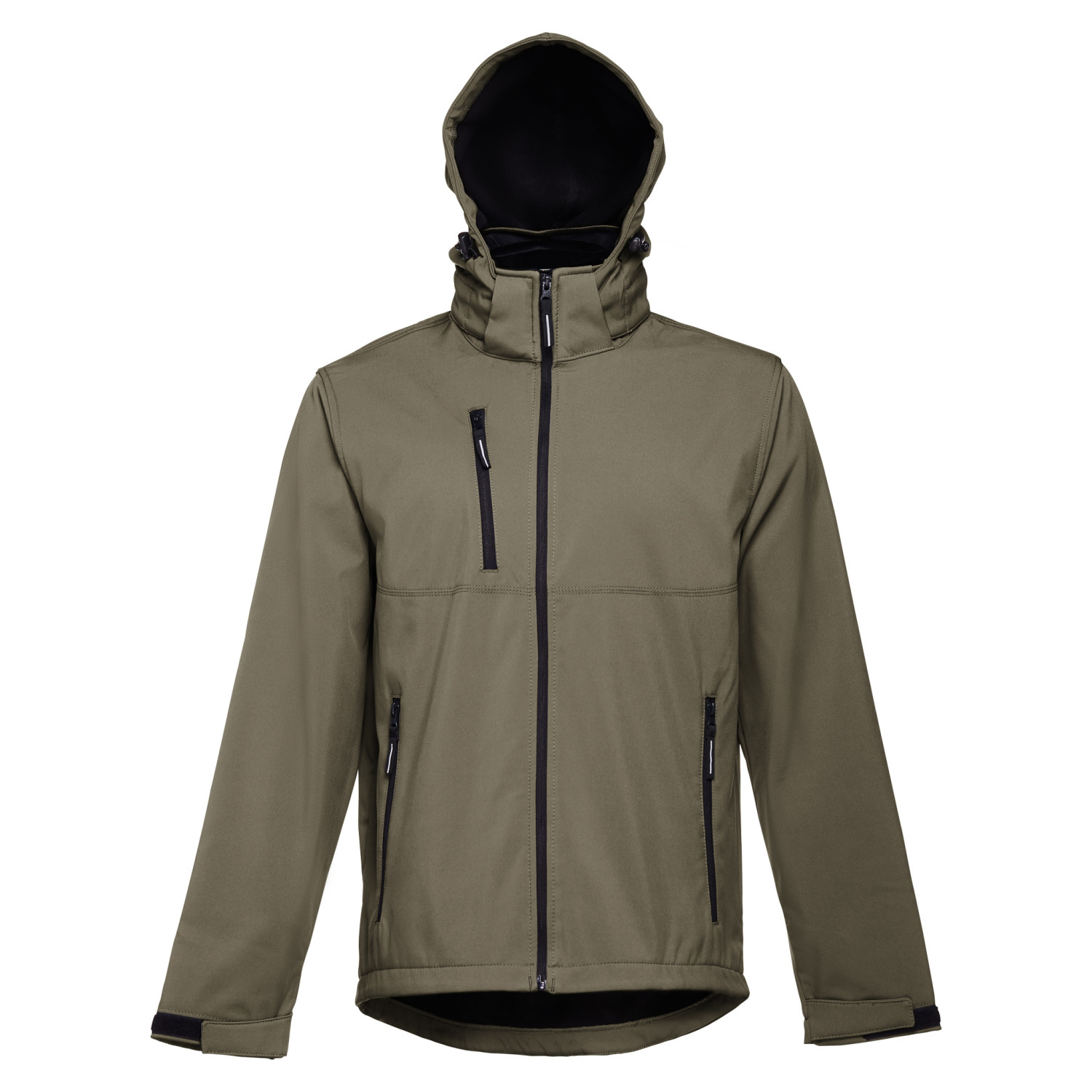 Th Clothes Zagreb men softshell jacket with removable hood