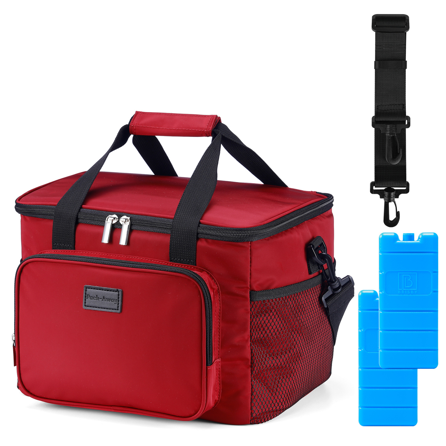 Brisby Packaway 4 Laags Geïsoleerde Koeltas - Lunchtas 15 liter