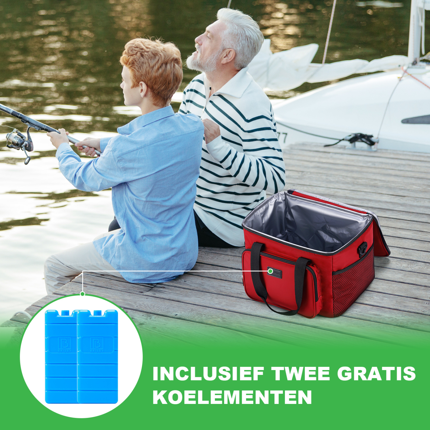 Brisby Packaway 4 Laags Geïsoleerde Koeltas - Lunchtas 15 liter