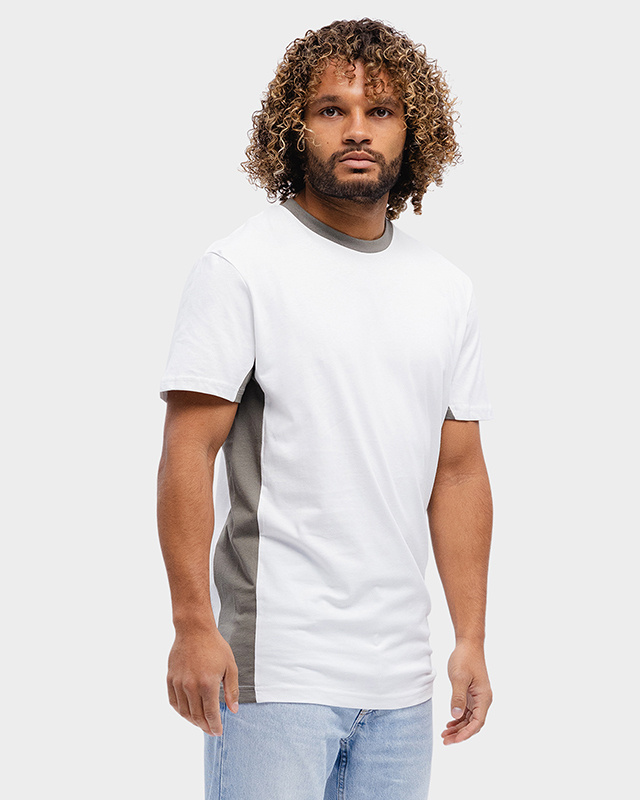 Lemon  Soda Unisex Contrast T-shirt twee kleurig korte mouwen