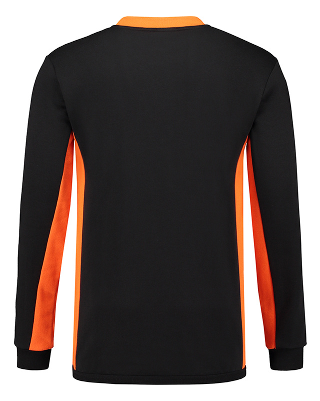 Lemon  Soda Unisex Contrast Sweater twee kleurig lange mouwen