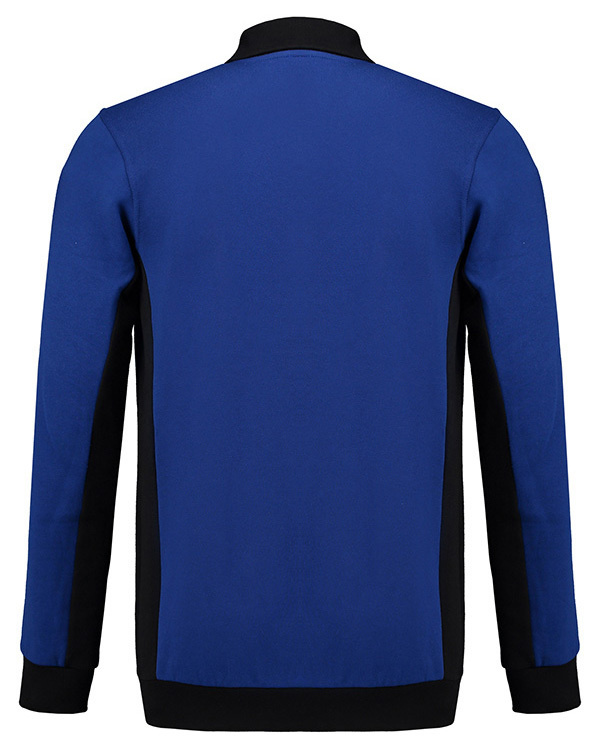 Lemon  Soda Men Contrast Polosweater met knoopjes en lange mouwen