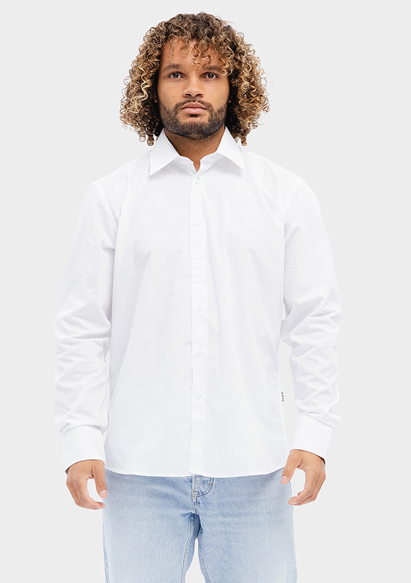 Lemon  Soda Men Poly-Cotton Mix Poplin shirt met knoopjes