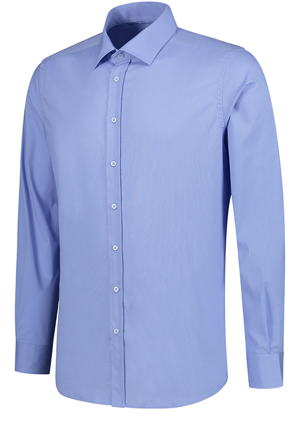 Lemon  Soda Men Stretch Poplin Shirt knoopjes