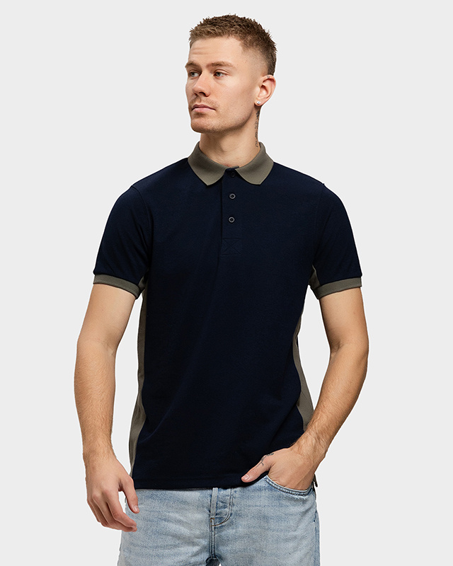 Lemon  Soda Men Contrast Polo