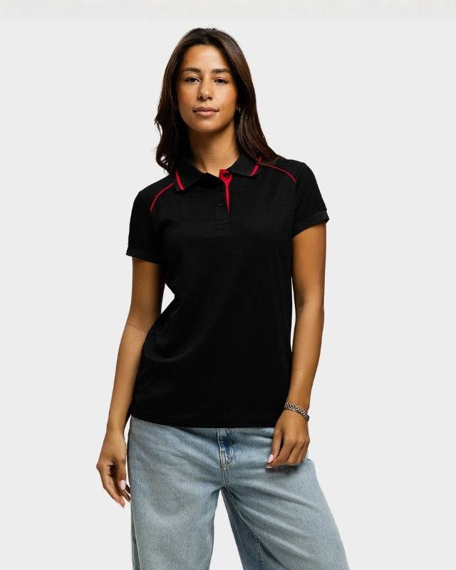 Lemon  Soda Lemon & Soda Everywear Accent Polo for her LEM4608