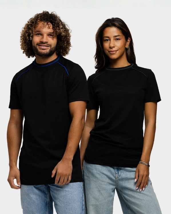Lemon  Soda Unisex Everywear Accent T-shirt korte mouwen
