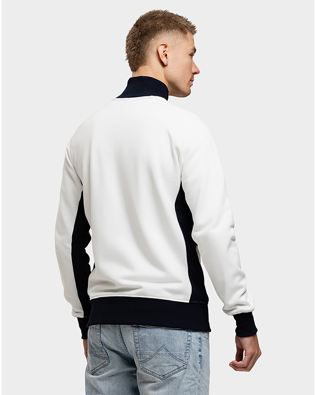 Lemon  Soda Men Contrast Cardigan twee kleurig full zip vest