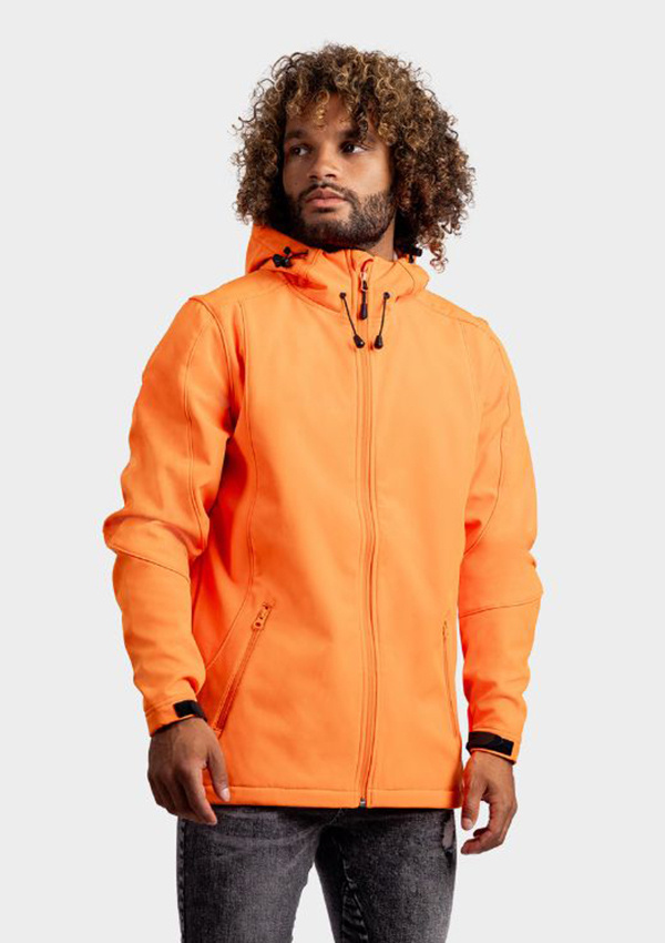 Lemon  Soda Heren softshell Hooded Jacket winddicht