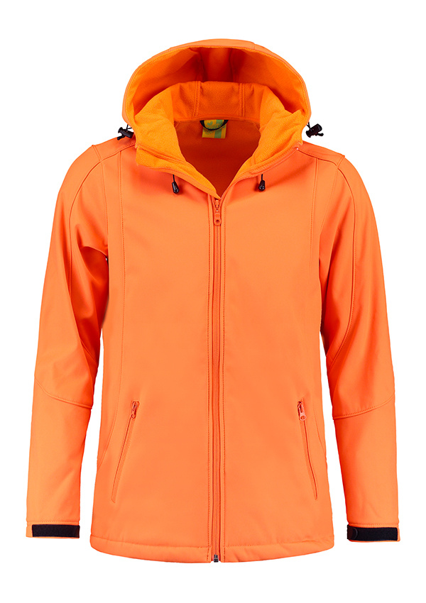 Lemon  Soda Heren softshell Hooded Jacket winddicht