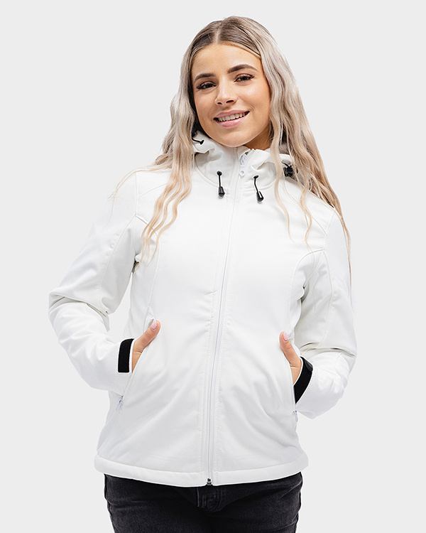 Lemon  Soda Ladies softshell Hooded Jacket winddicht