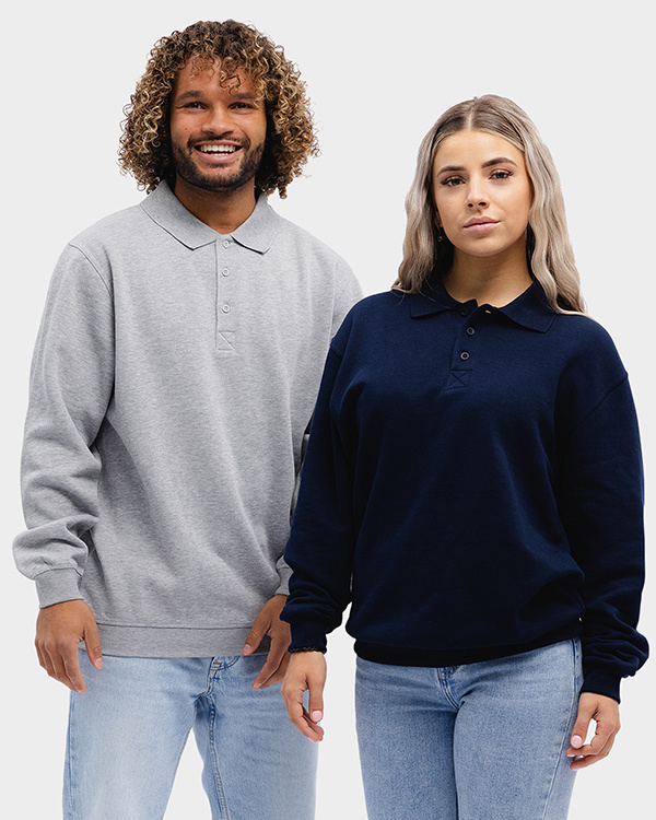 Lemon  Soda Unisex Polosweater lange mouwen