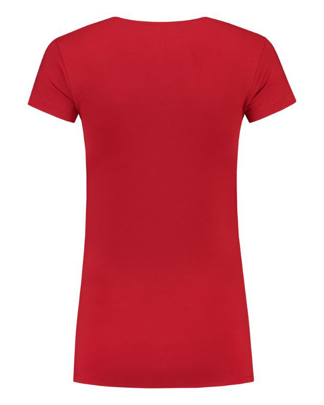 Lemon  Soda Ladies Cotton Elastane Vneck T-shirt korte mouwen