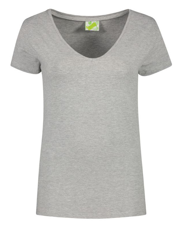 Lemon  Soda Unisex Cotton Elastane V-neck korte mouwen