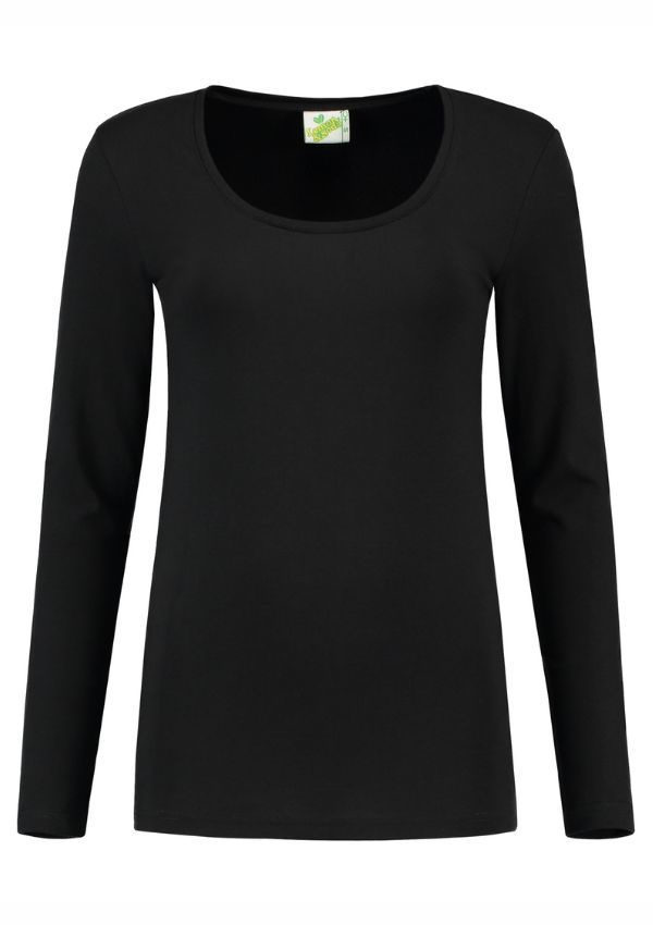 Lemon  Soda Ladies Cotton Elastane Longsleeve T-shirt lange mouwen