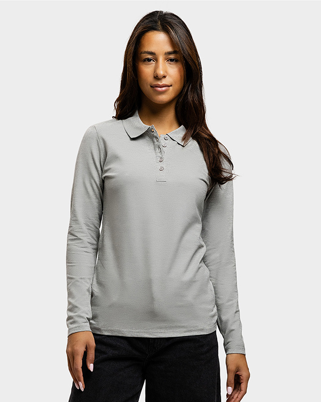 Lemon  Soda Ladies Cotton Elastane Longsleeve Polo lange mouwen