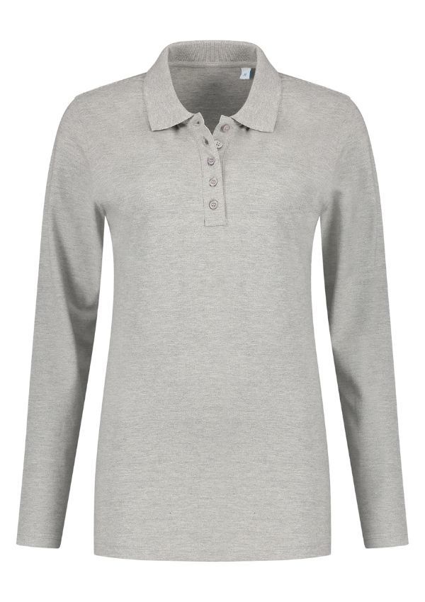 Lemon  Soda Ladies Cotton Elastane Longsleeve Polo lange mouwen