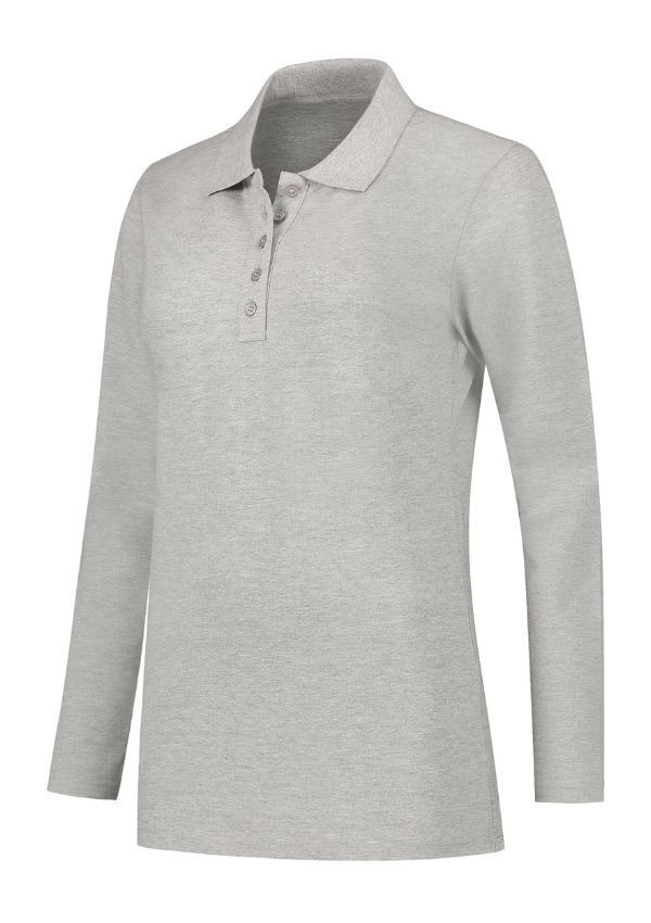 Lemon  Soda Ladies Cotton Elastane Longsleeve Polo lange mouwen