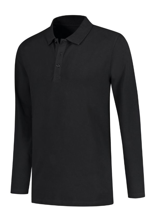 Lemon  Soda Men Cotton Elastane Long Sleeve Polo