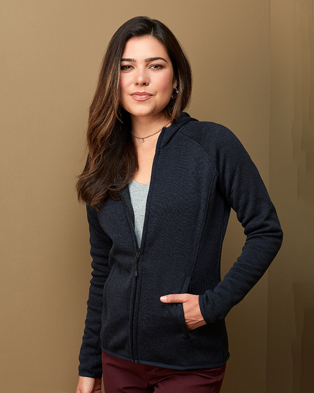 Stedman Stedman Lux Hooded Knitfleece Jacket for her STE5560