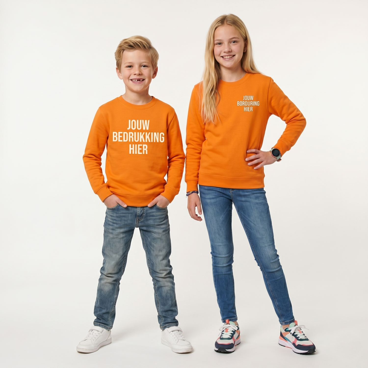 Th Clothes WK Sweater Oranje Kids Unisex