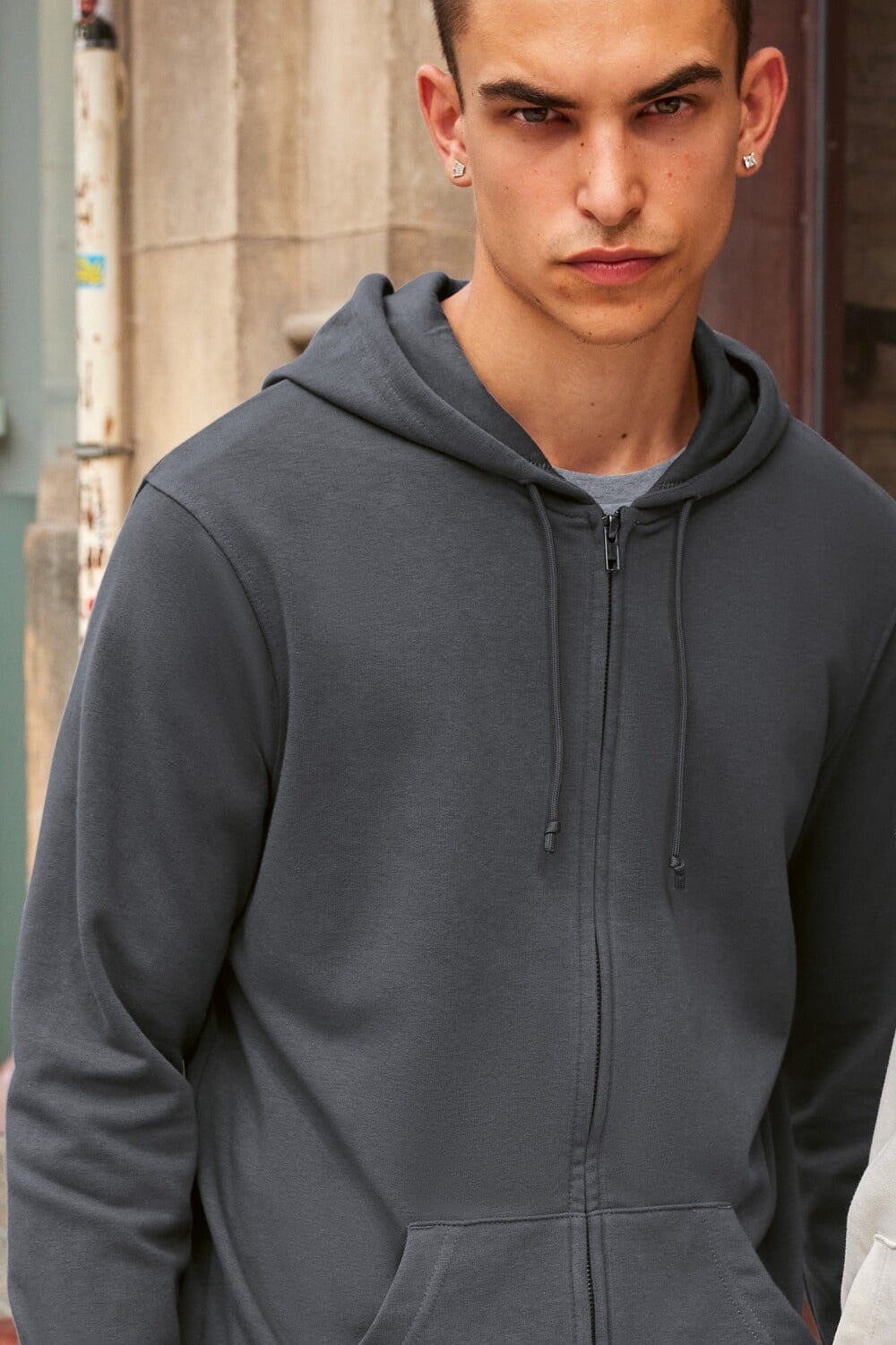 B&C Collection kleding bedrukken B&C Inspire Zipped Hood