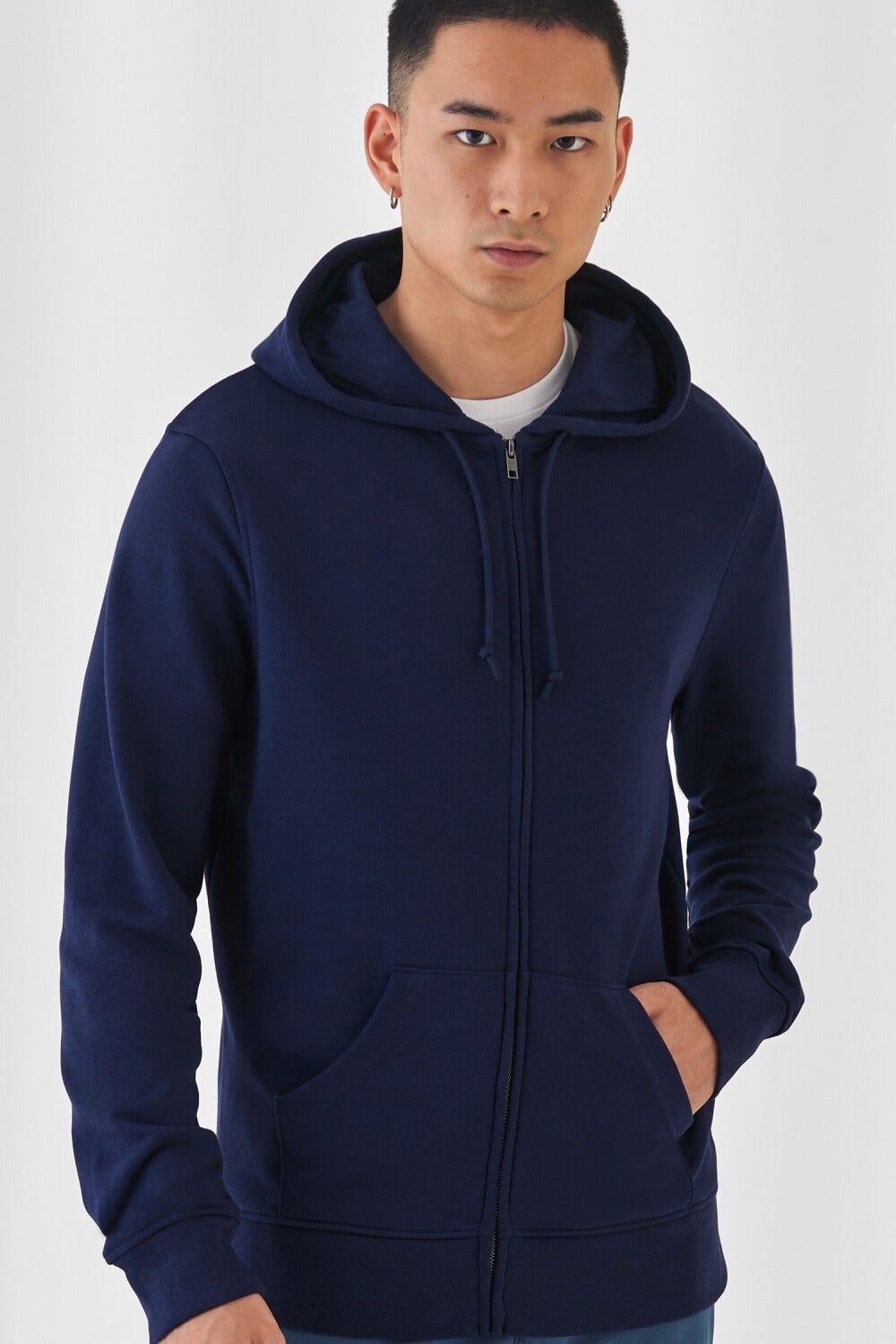 B&C Collection kleding bedrukken B&C Inspire Zipped Hood