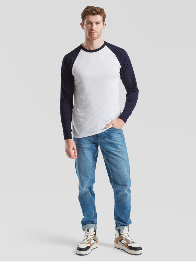 Fruit of the Loom Fruit of the Loom Valueweight LSL Baseball T-Shirt