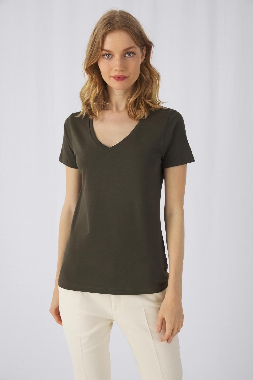 B&C Collection kleding bedrukken B&C Inspire V-neck T Women_°