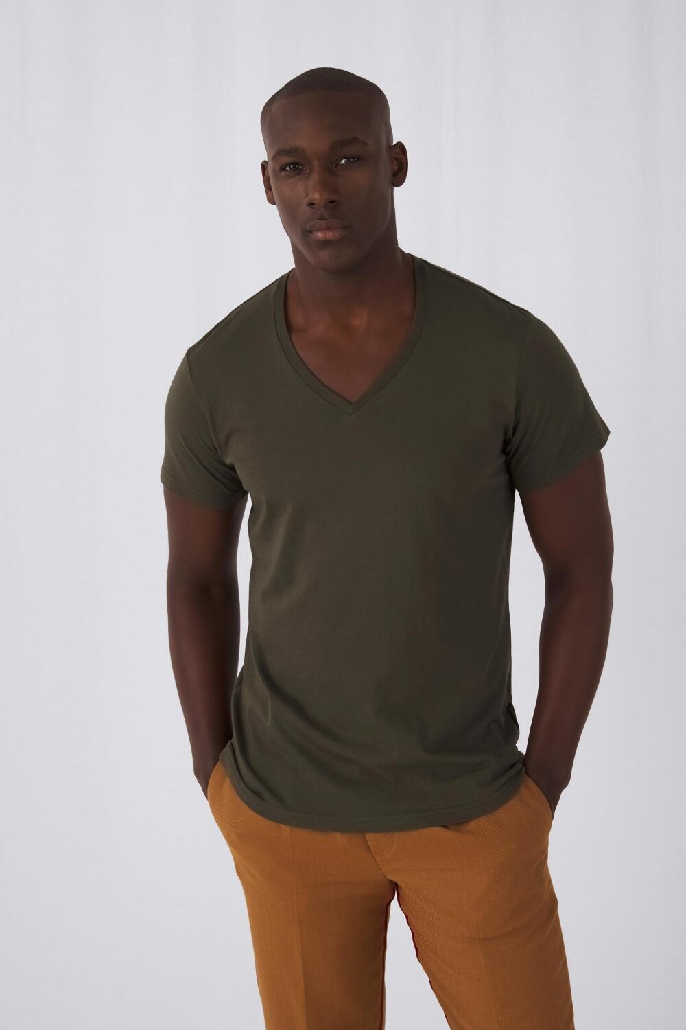 B&C Collection kleding bedrukken B&C Inspire V-neck T Men